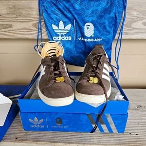 Mens Adidas Campus 80s Bape 30th anniversary
